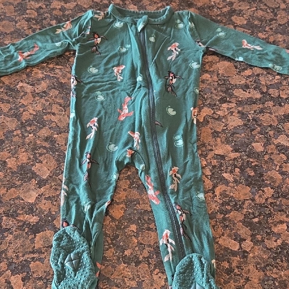 Kyte BABY Koi Long Sleeve Footie Pajamas